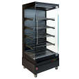 Diamond Verwamd Wandmeubel | AOSTA LINE | Zwart | 65°C/80°C | 5 Niveaus | Zelfbediening | 230V | Wielen | 800x741x1917mm
