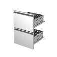 Kit ladeblok (1/2 + 1/2) roestvrij staal x KBR…