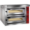 Diamond Pizza Oven | 2x 4 Pizza's Ø350mm | ≤400°C | 400V | Stapelbaar | 1060x890x730mm