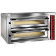 Diamond Pizza Oven | 2x 6 Pizza's Ø350mm | ≤400°C | 400V | Stapelbaar | 1060x1240x730mm
