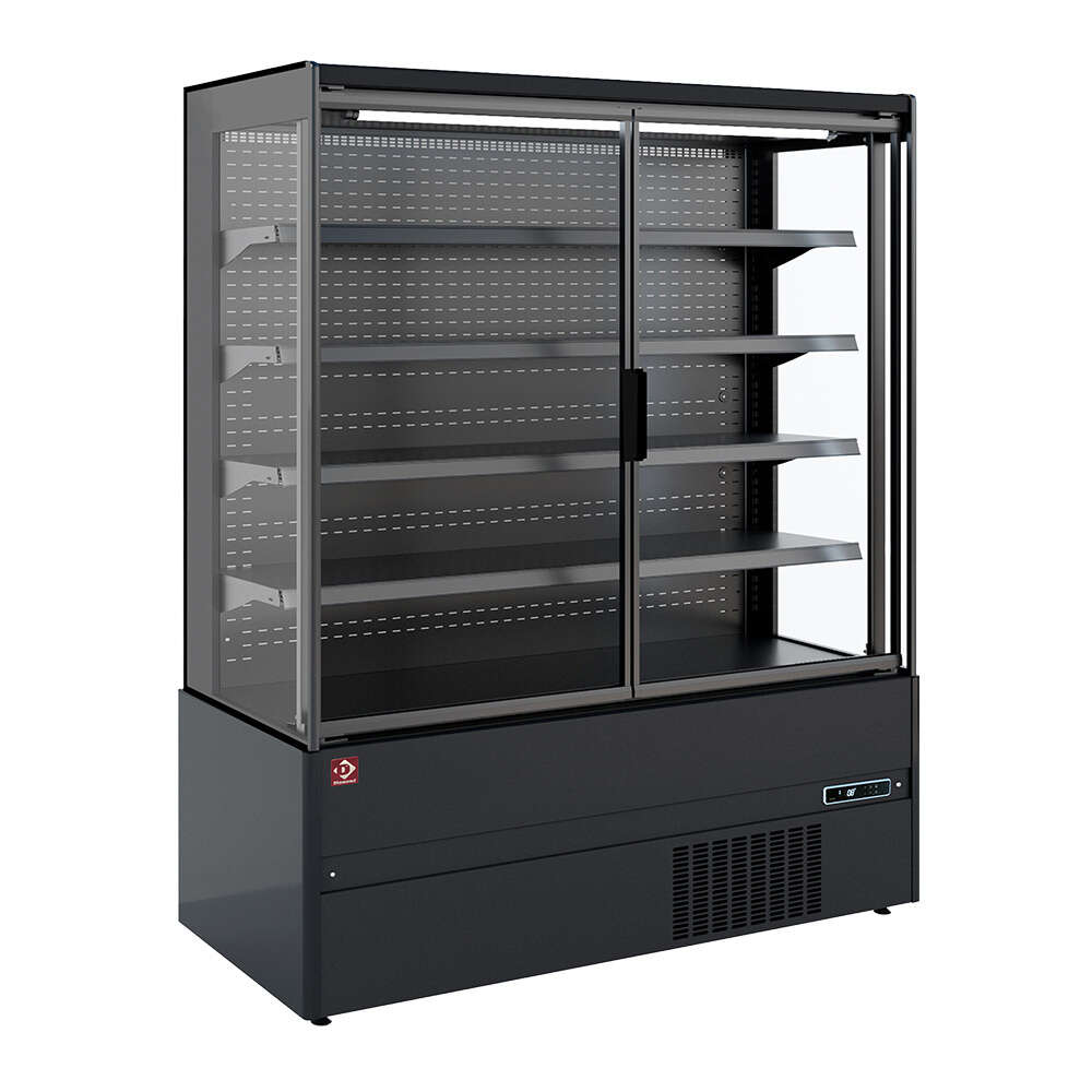 Diamond Wandkoeling | IMOLA LINE | Zwart | -1°C/+5°C | Statisch + Ventilator | Draaideur | 866x665x1920mm