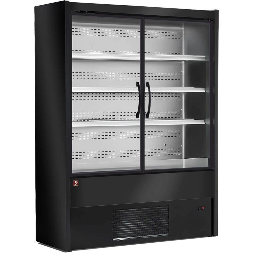 Diamond Wandkoeling | Modena | Zwart | 0°C/+2°C | Geforceerd | Draaideuren | 700x570x2000mm