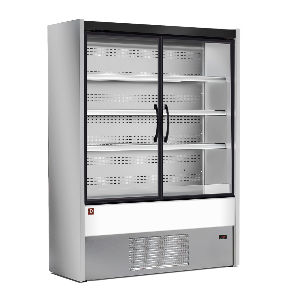 Diamond Wandkoeling | MODENA | Grijs/Wit | 0°C/+2°C | Geforceerd | Draaideuren | 1000x570x2000mm