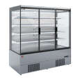 Diamond Wandkoeling | IMOLA LINE | RVS/Grijs | -1°C/+5°C | Statisch + Ventilator | Draaideuren | 1510x852x1920mm
