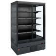 Diamond Wandkoeling | COMO LINE | Zwart | -1°C/+7°C | Statisch + Ventilator | Draaideuren | 2600x898x2040mm