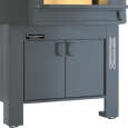 Basisafsluiting met deuren voor 9-pizza oven
