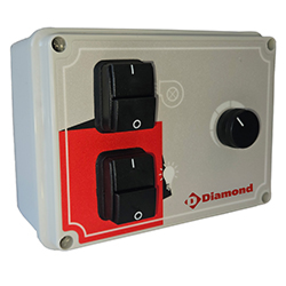 Diamond Schakelaar + LED- schakelaar 8A