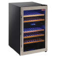 Diamond Wijnkoelkast | 140L (33x 75cl) | RVS/Zwart | 2 Zones | +5°C/+18°C | Geforceerde Koeling | 493x635x840mm