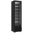 Diamond Vrieskast | Smal Model | 221L | Zwart | -18°C/-24°C | Statisch + Ventilator | Wielen | 494x521x1915mm