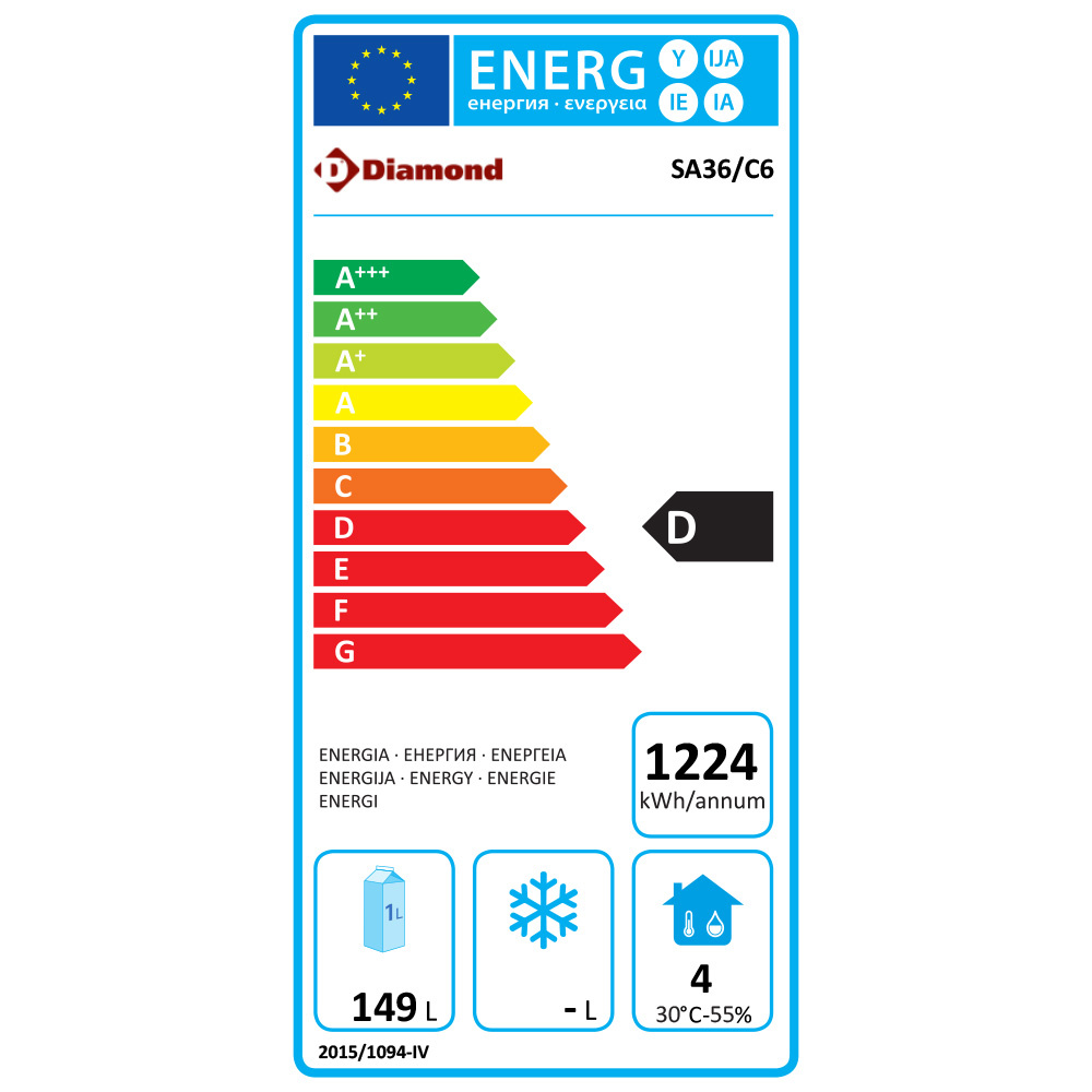 Diamond Koelwerkbank | COMPACT LINE EVO | 149L | 6 Laden | 0°C/+8°C | Statisch + Ventilator | Afneembaar Werkblad | Wielen | 1365x700x880mm - Afbeelding 2