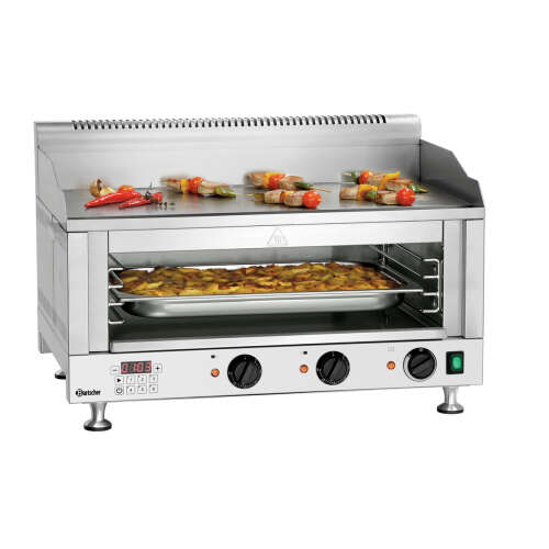 Bartscher Bakplaat & Salamander 6640 | Stralingsverwarming | 400V | 718x560x460mm