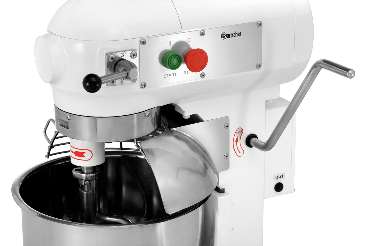 Bartscher Spiraalmixer | 20L | 7.5kg | Afneembare Kom | 230V | 530x496x780mm - Afbeelding 4