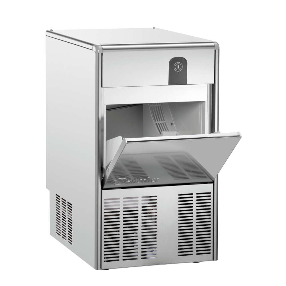 Bartscher IJsblokjesmachine | Holle Blokjes | 25kg/24u | Bunker 10kg | Luchtgekoeld | 400x545x690mm