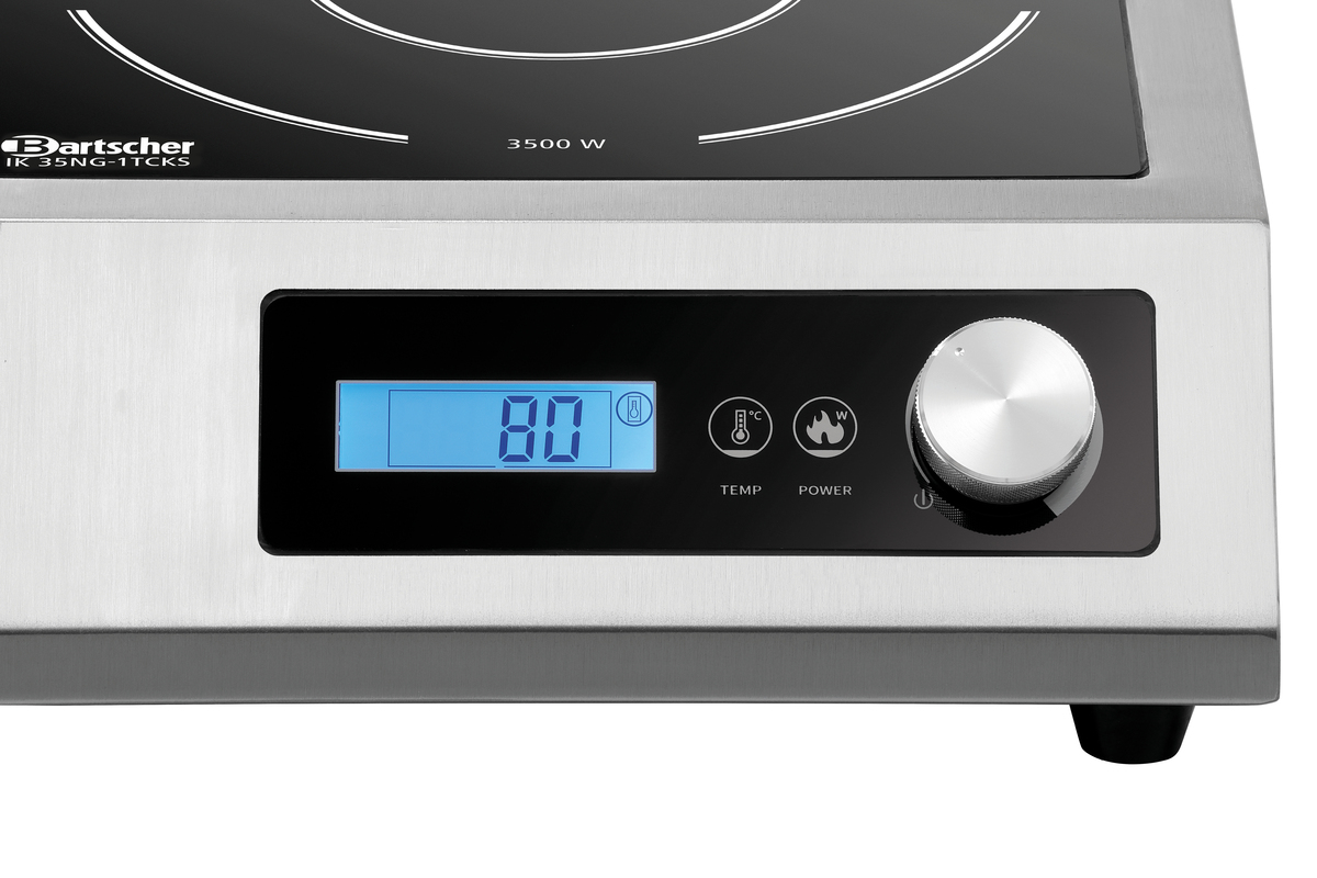 Bartscher Inductiekookplaat IK 35NG-1TCKS | 3500W | SCHOTT CERAN® Glas | 340x450x120mm