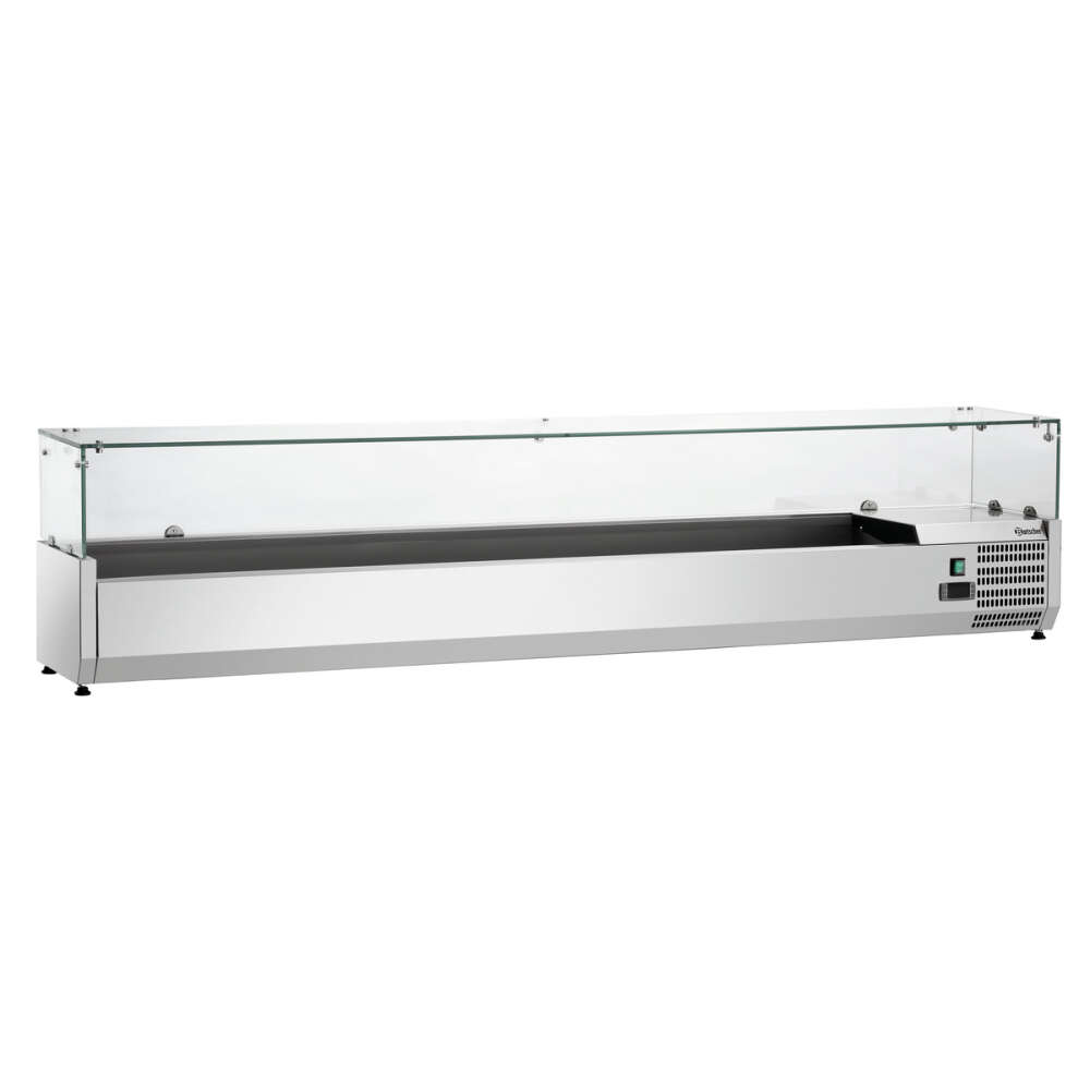 Bartscher Opzetkoelvitrine GL4-2001 | 10x1/4 GN | 2000x335x459mm