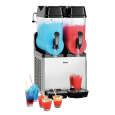 Bartscher Slush Machine 2120 | 2x12L | Nacht- & Dagmodus | Verlichte Deksel | 400x520x815mm