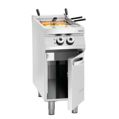 Bartscher Pastakoker elektrisch met onderstel | 40L | Ingebouwde aftapkraan | 400V | 400x900x900mm