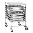 Bartscher Gastronormwagen AGN700 | 7 roosters - 2/1 & 1/1 GN | 655x710x1010mm