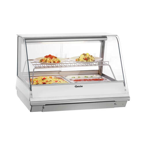 Bartscher Warmhoudvitrine GN2110-R | 2 x 1/1 GN | 95L | 755x785x560mm