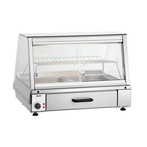 Bartscher Warmhoudvitrine GN2110-R | 2 x 1/1 GN | 95L | 755x785x560mm