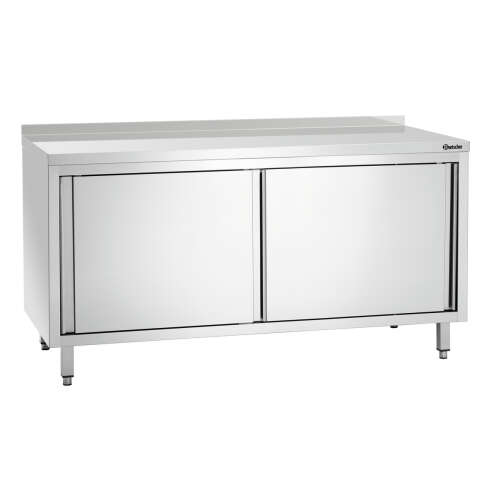 Bartscher Werkkast B1600 | RVS | Schuifdeuren | Tussenschap | 1600x700x850mm