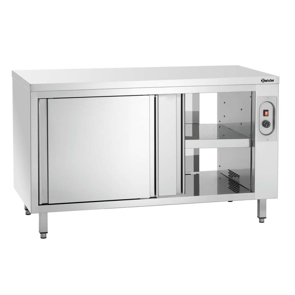 Bartscher Warmhoudkast | RVS | Doorgeef systeem | 2kW | 1400x700x850mm
