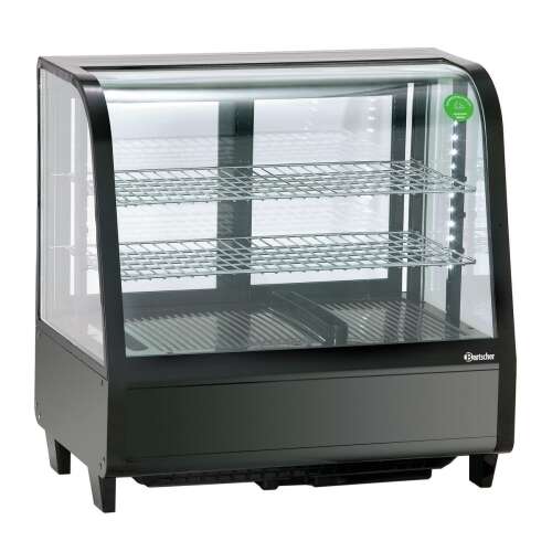 Bartscher Koelvitrine "Deli Cool I" | 100L | LED-verlichting | Afgeronde ruit | 685x455x675mm