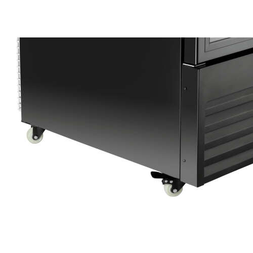 Bartscher Koel-/Vrieskast | 430L | Zwart | -18°C/-22°C & 0°C/+10°C | Geforceerd | Wielen | 695x765x2000mm