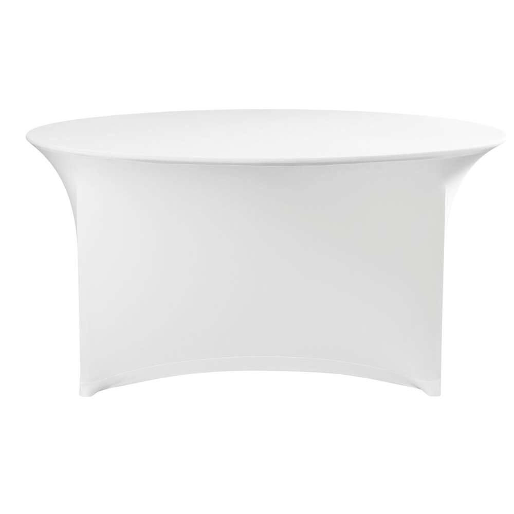 Tafelhoes rond, HENDI, Symposium, 810941, Wit, ⌀1800x(H)760mm