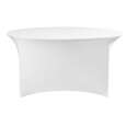 Tafelhoes rond, HENDI, Symposium, 810941, Wit, ⌀1800x(H)760mm