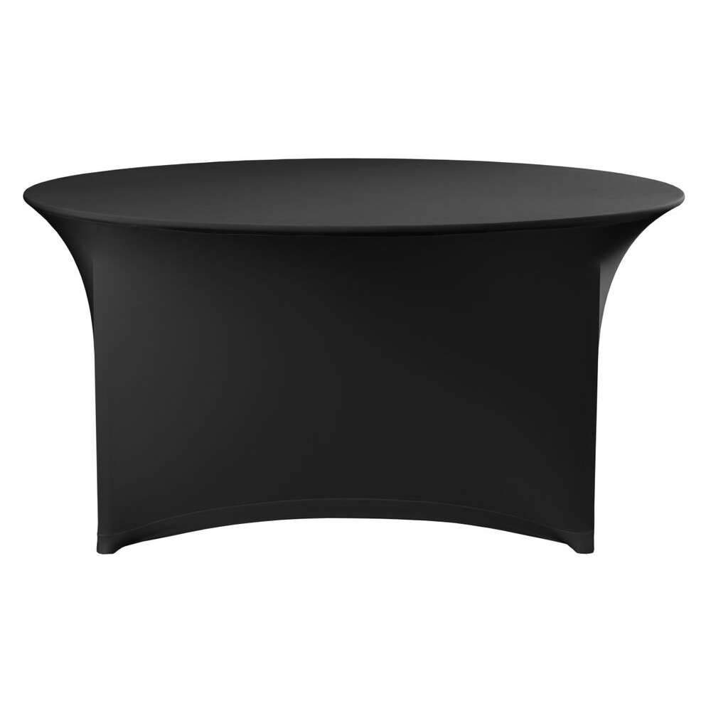 Tafelhoes rond, HENDI, Symposium, 810941, Zwart, ⌀1800x(H)760mm