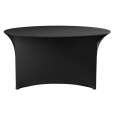 Tafelhoes rond, HENDI, Symposium, 810941, Zwart, ⌀1800x(H)760mm