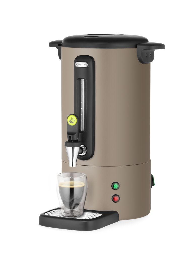 Hendi Percolator UNIQ | 7L | Taupe | 220-240V/1050W | 307x330x450mm - Afbeelding 3