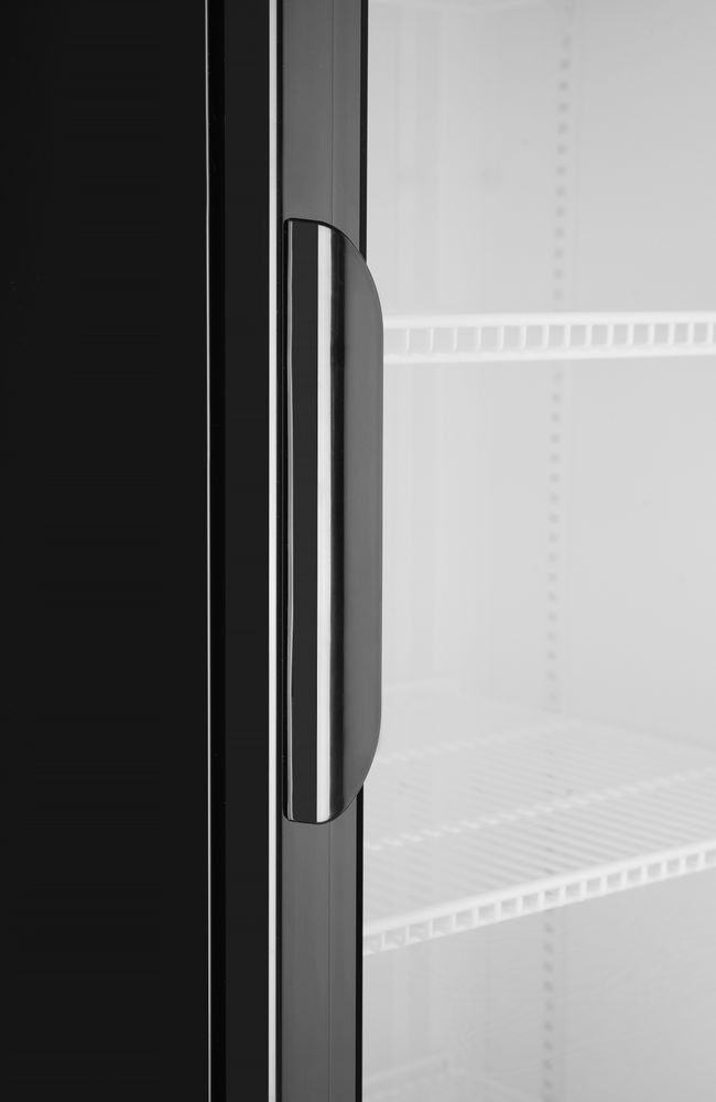 Arktic Koelkast | 313L | Zwart | +2°C/+10°C | Geforceerd | Wielen | 620x669x1965mm