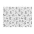 Vestbestendig papier, HENDI, Illustratie fast-food patroon, 500 st., 250x350mm