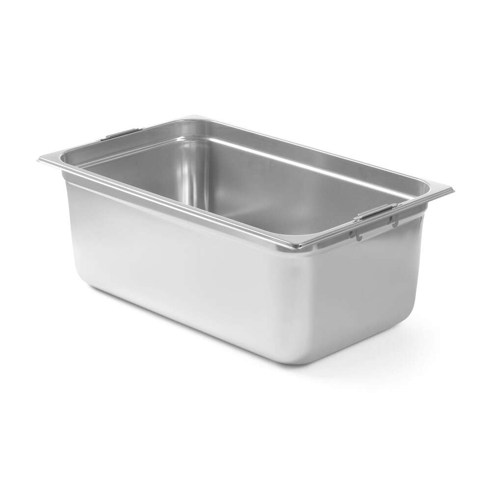GN-container met intrekbare handgrepen, HENDI, GN 1/1, 14L, 530x325x(H)100mm