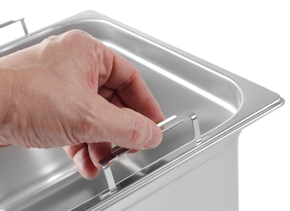 GN-container met intrekbare handgrepen, HENDI, GN 1/1, 14L, 530x325x(H)100mm - Afbeelding 2