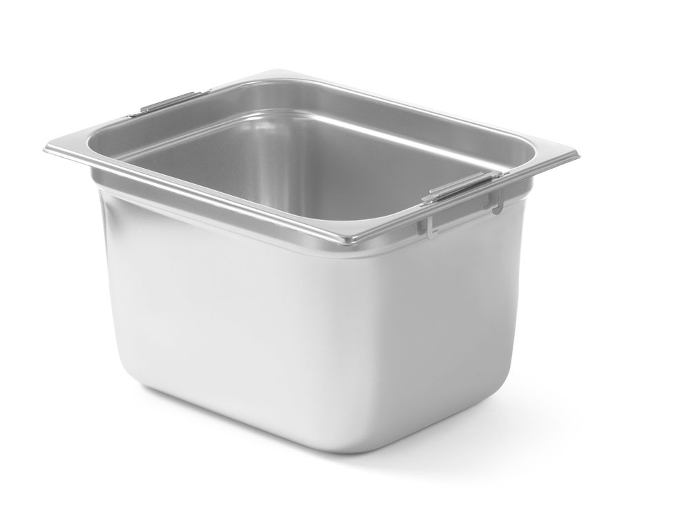 GN-container met intrekbare handgrepen, HENDI, GN 1/2, 6,25L, 325x265x(H)100mm