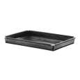 Ovenschaal voor Speedovens, non-stick coating, versterkt, HENDI, Zwart, 290x190x(H)30mm