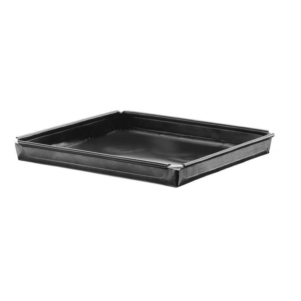 Ovenschaal voor Speedovens, non-stick coating, versterkt, HENDI, Zwart, 290x290x(H)20mm, Vierkant