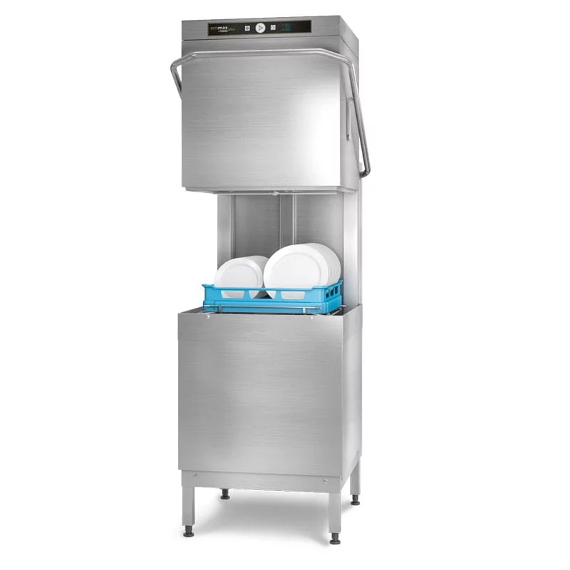 Hobart Ecomax ECO+H615D Doorschuifvaatwasser | 500x500 mm | 445mm invoerhoogte | 400V | 635x742x1510mm | €353 p/m