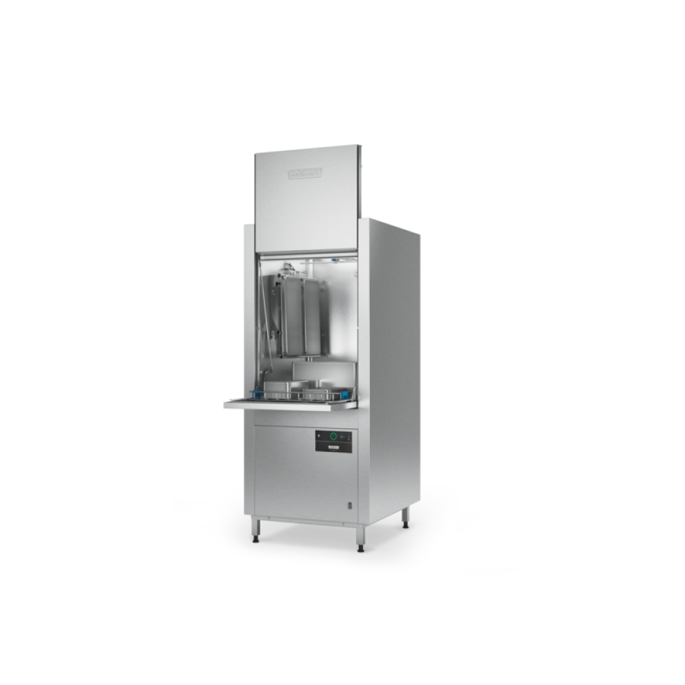 Hobart Voorlader Gereedschappenwasmachine PREMAX UP | Extra capaciteit via zijwaartse wasarmen | 400V | 8L per cyclus | 840x945x1984mm | €1053 p/m