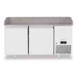 Arktic Pizzawerkbank Met Granieten Werkblad | 2-Deurs | 250L | 230V/250W | 1510x800x875mm