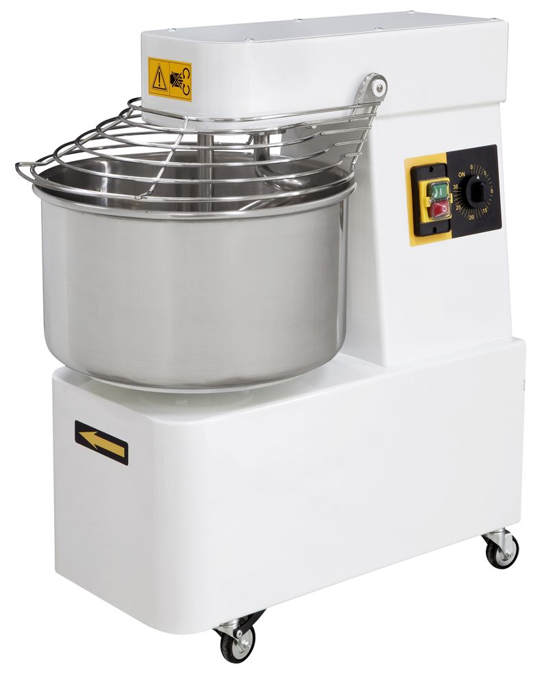 Hendi Spiraalmixer Met Vaste Kom | 22 Liter | 56 kg/u | 400V/1100W | 385x670x725mm - Afbeelding 2
