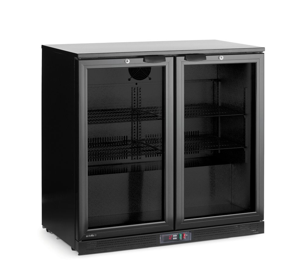 Arktic Backbar Koelkast | Dubbele Deur | 158L | +0°C/+10°C | LED-verlichting | 220-240V/160W | 900x530x870mm