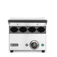Hendi Contactgrill voor Hotdogs en Wraps | RVS | 220-240V/1800W | 385x285x254mm
