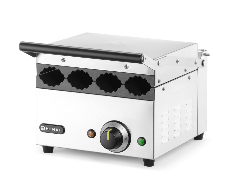 Hendi Contactgrill voor Hotdogs en Wraps | RVS | 220-240V/1800W | 385x285x254mm - Afbeelding 2