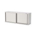 Qusinox Wandkast | 400 LINE | RVS | Schuifdeuren | Diepte 400 | Hoogte 650 | Breedte 1000-2000mm | Incl. Wandbevestiging