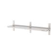 Qusinox Wandschap | RVS | 1 Niveau | Diepte 300 | Hoogte 360 | Breedte 600-2000mm | Verstelbare Hoogte | Incl. Wandbevestiging