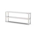 Qusinox Etagère | 2 Niveau | RVS | Demontabel | 1000–2000x300x650mm